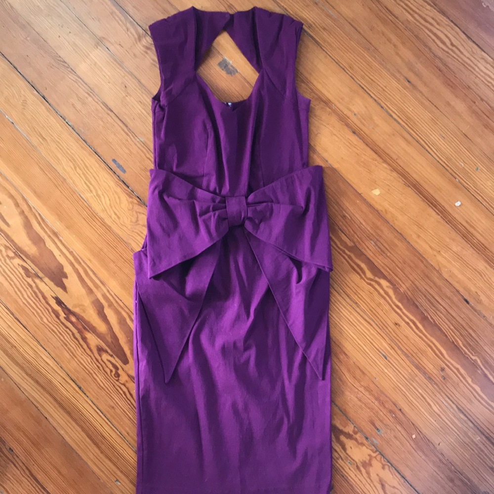 Plum Pencil Dress